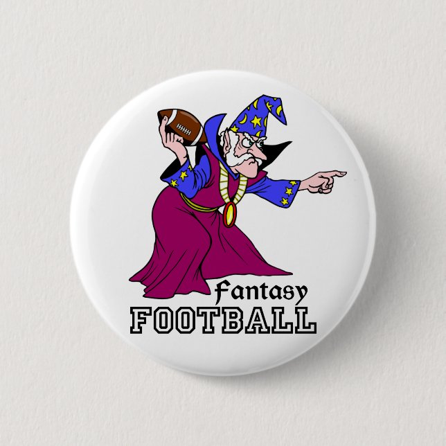 Fantasy Football 6 Cm Round Badge (Front)