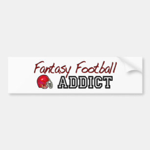 Fantasy Football Addict Bumper Sticker