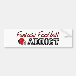 Fantasy Football Addict Bumper Sticker