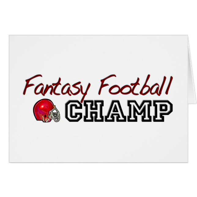 Fantasy Football Champ (Front Horizontal)