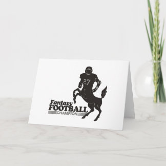 Fantasy Football Champ Card