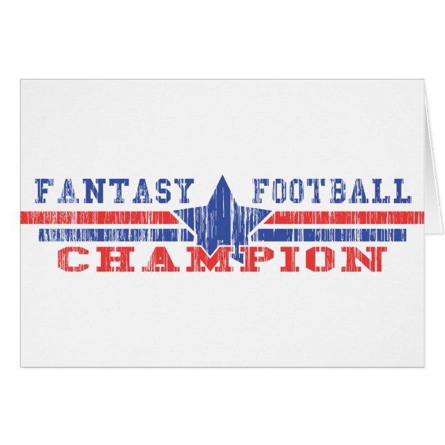 Fantasy Football Champion (Front Horizontal)