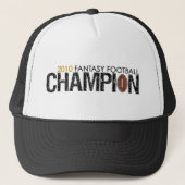 fantasy football champion 2010 trucker hat (Front)