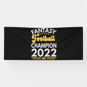 Fantasy Football Champion 2022 Gift Banner