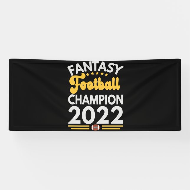 Fantasy Football Champion 2022 Gift Banner (Horizontal)