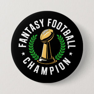 Fantasy Football Champion 7.5 Cm Round Badge