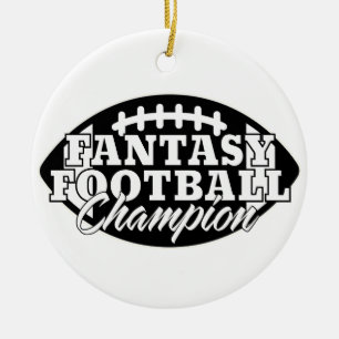 Fantasy Football Champion Ceramic Tree Decoration