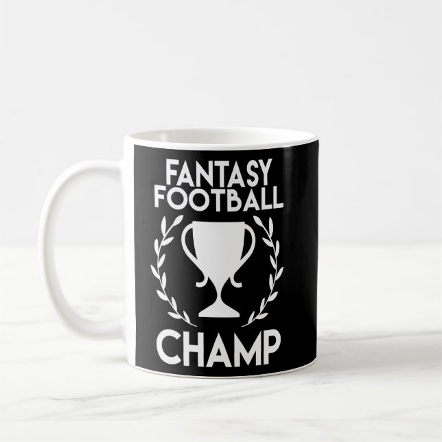 Fantasy Football Champion Cool Best League Team Gi Coffee Mug (Left)