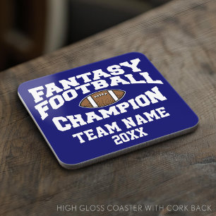 Fantasy Football Champion - Customise Coaster