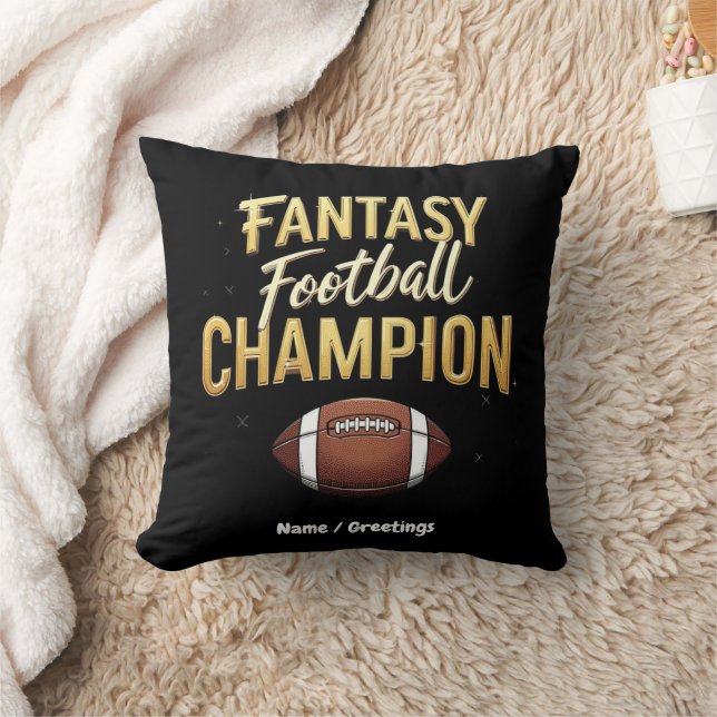 Fantasy Football Champion Dominate Like A Pro Cushion (Blanket)