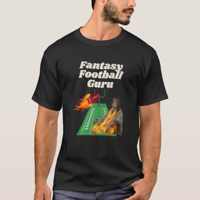 Fantasy Football Champion Guru League Championship T-Shirt (Front)
