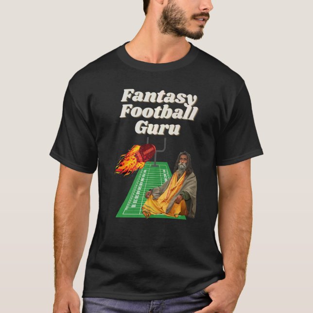 Fantasy Football Champion Guru League Championship T-Shirt (Front)