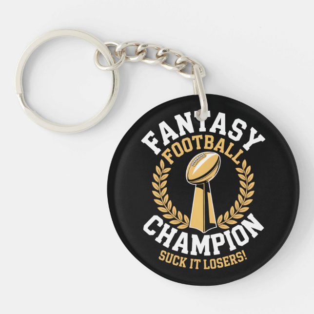 Fantasy Football Champion Key Ring (Front)