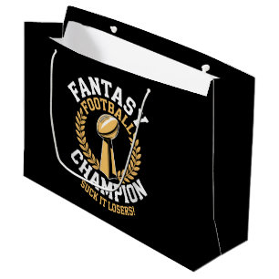 Fantasy Football Champion Large Gift Bag