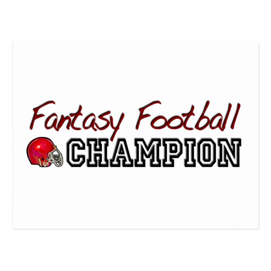 Fantasy Football Champion Postcard