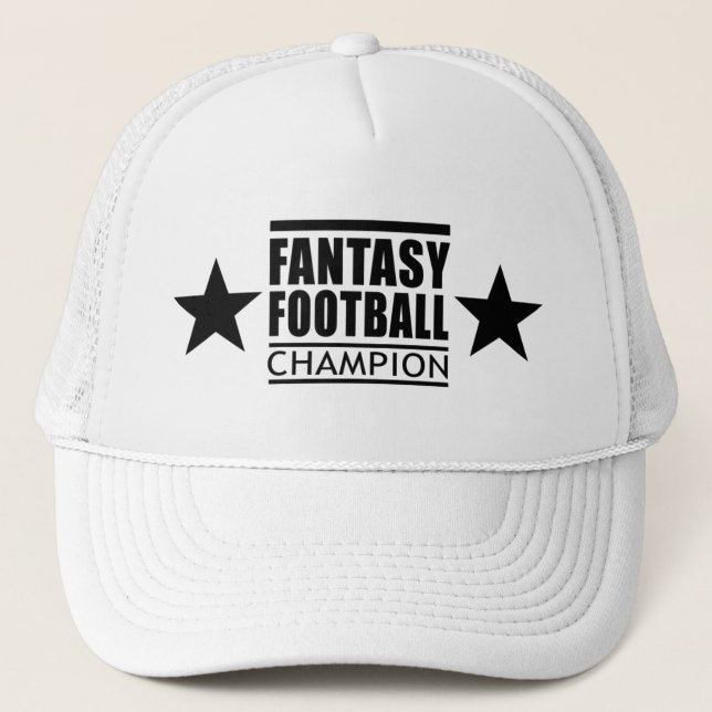 Fantasy Football Champion Stars Trucker Hat (Front)
