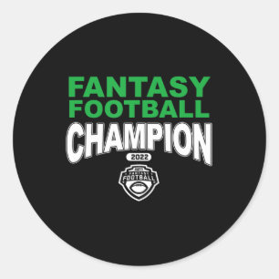 Fantasy Football Champion Twenty TwentyTwo Classic Round Sticker