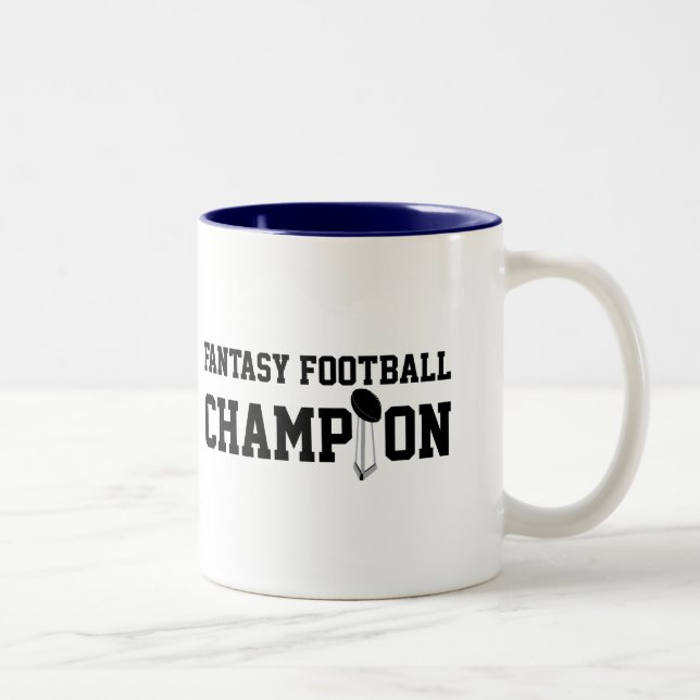 Fantasy Football Champion Two-Tone Coffee Mug (Right)