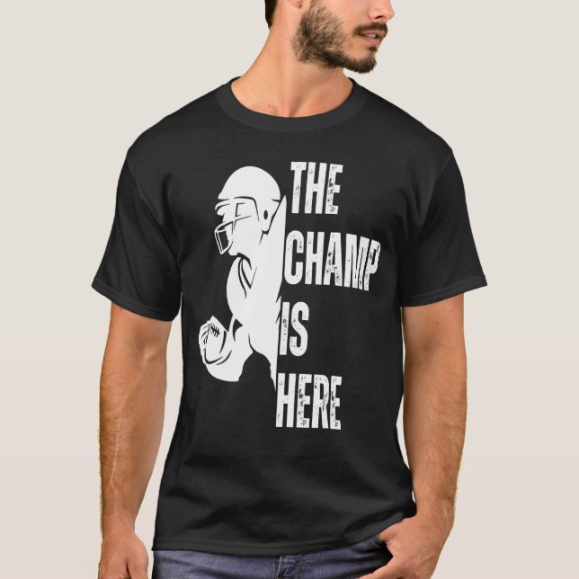 Fantasy Football Championship Trophy The Champ is  T-Shirt (Front)