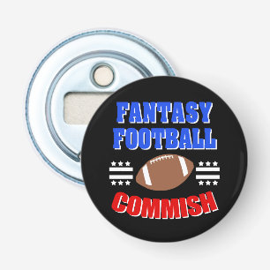 Fantasy football commish beer bottle opener