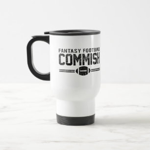Fantasy Football Commish Travel Mug