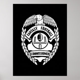 Fantasy Football Commissioner Poster