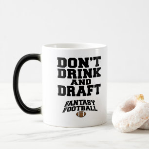 Fantasy Football Dont Drink and Draught Magic Mug