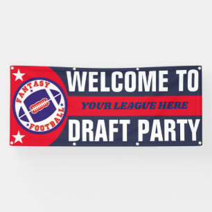 Fantasy Football Draught   Party Banner