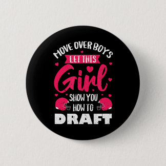 Fantasy Football Draught Party Kit Real Women Cute 6 Cm Round Badge