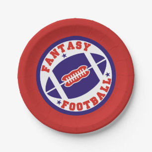 Fantasy Football Draught   Party Paper Plate