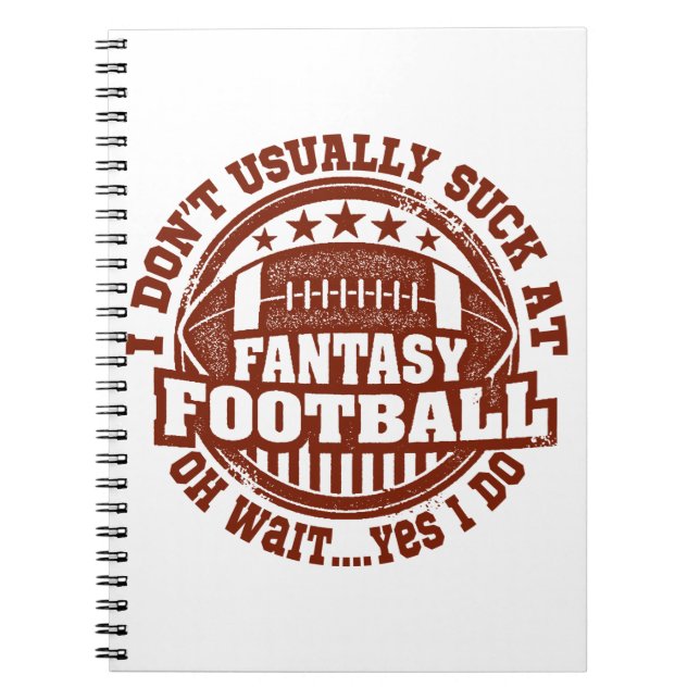 fantasy football,fantasy league,fantasy football notebook (Front)