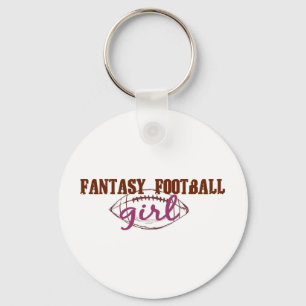 Fantasy Football Girl Key Ring