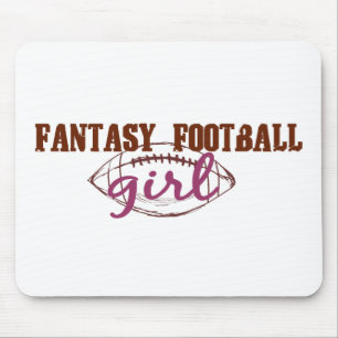 Fantasy Football Girl Mouse Mat