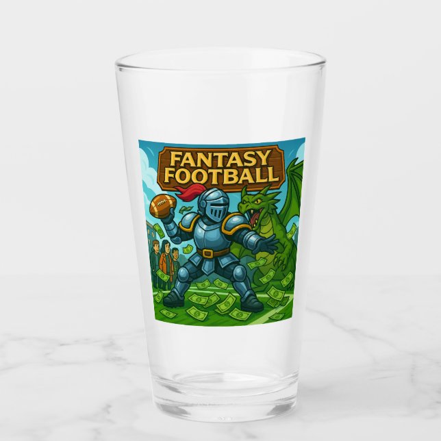 Fantasy football glass (Front)