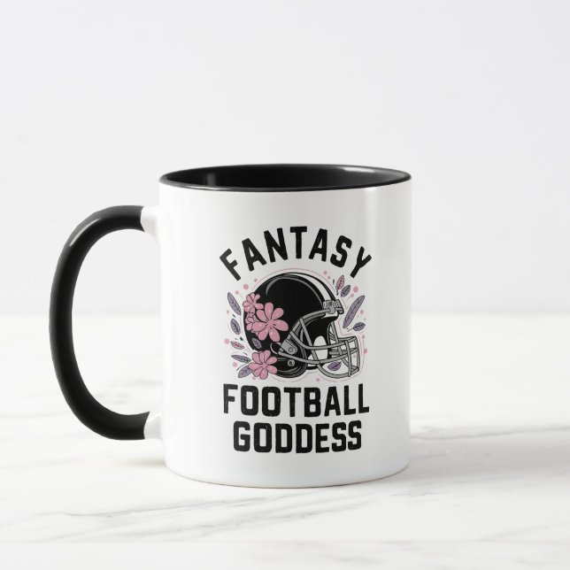  Fantasy Football Goddess Sports League Draught  Mug (Left)