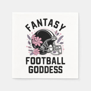  Fantasy Football Goddess Sports League Draught  Napkin