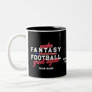 Fantasy Football Great Again Draught Commissioner Two-Tone Coffee Mug