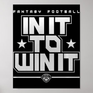Fantasy Football In It To Win It Poster