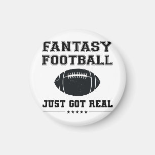 Fantasy Football Just Got Real Magnet