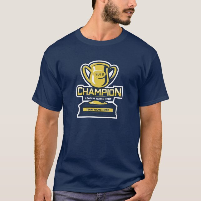 Fantasy Football League Champion T-Shirt (Front)
