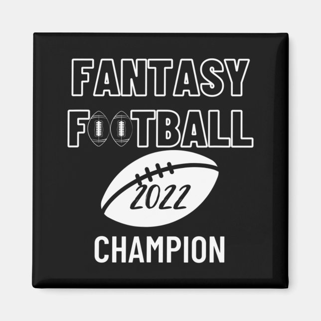 Fantasy Football League Champion Winner 2022  Foot Magnet (Front)
