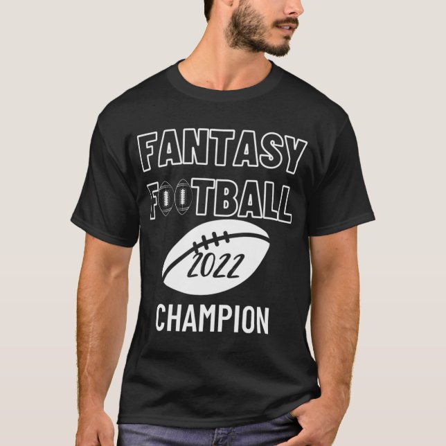 Fantasy Football League Champion Winner 2022  Foot T-Shirt (Front)