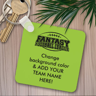 Fantasy Football League Key Ring