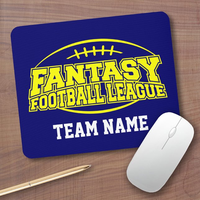 Fantasy Football League Mouse Mat (Fantasy Football Gifts - Funny Mouse Pad For Team Friends)