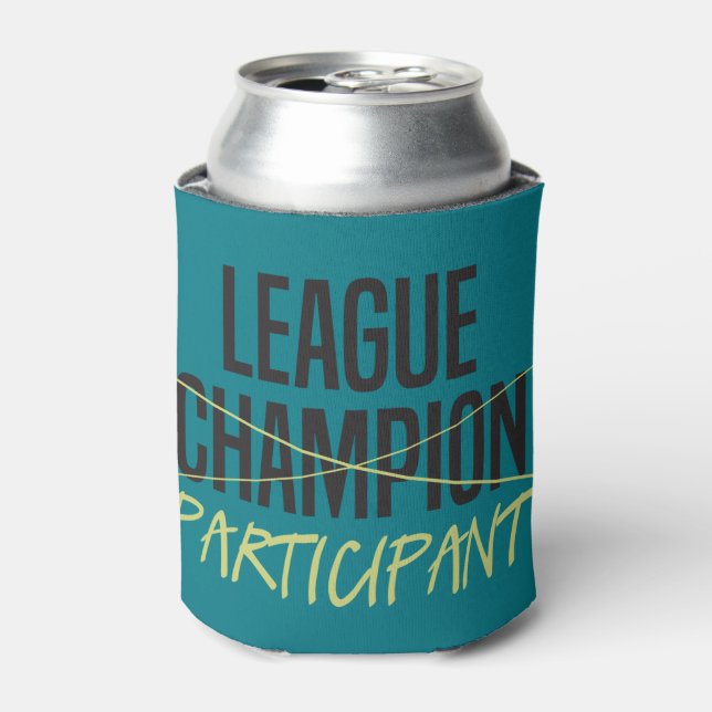 Fantasy Football League Participant Can Cooler (Can Front)
