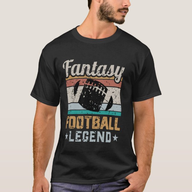Fantasy Football Legend American Football Draught  T-Shirt (Front)