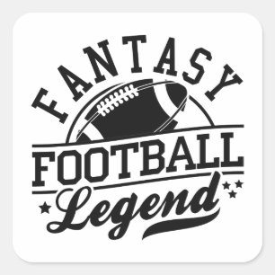 Fantasy Football Legend Square Sticker