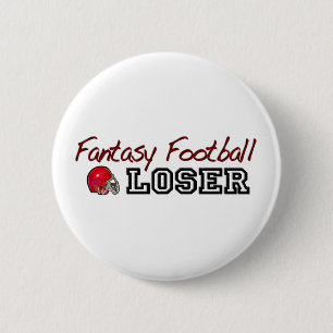 Fantasy Football Loser 6 Cm Round Badge