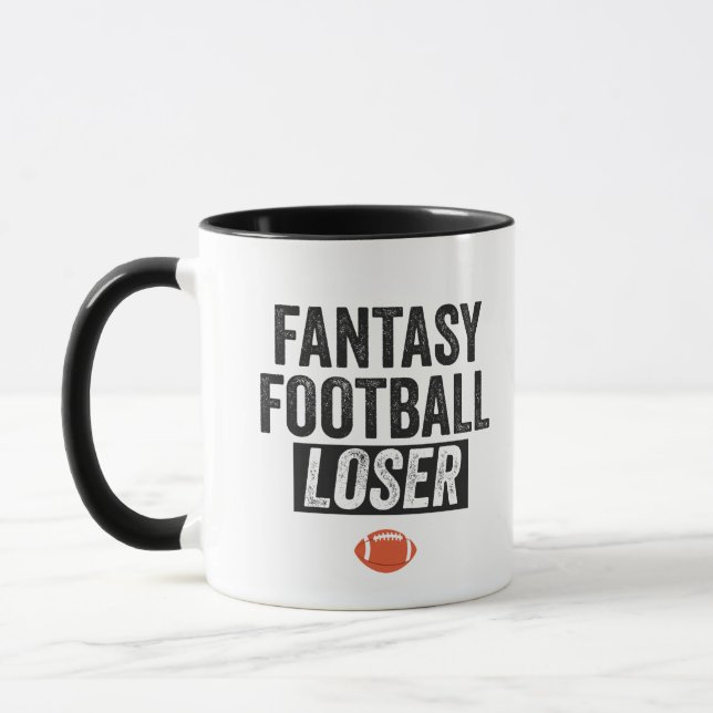 Fantasy Football Loser Funny Fantasy Football Gift Mug (Left)