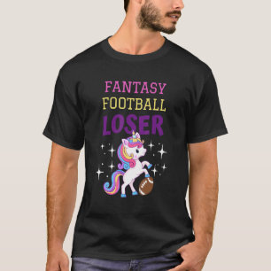 Fantasy Football Loser   Unicorn Punishment T-Shirt